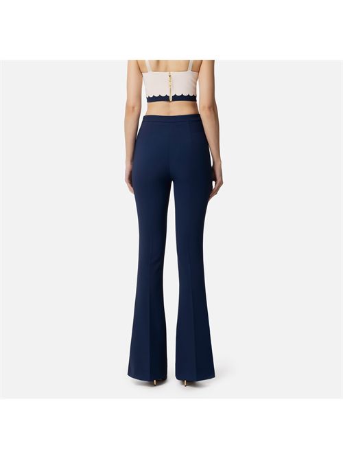 pants woman blue ELISABETTA FRANCHI | PA07951E2/DC8